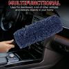 imageCar Duster Interior by TAKAVU 360 Microfiber Fingers Unbreakable Comfort Handle Lint and Scratch Free Include Microfiber Towel for Car ampamp Home Use The Best Auto Accessories GrayMicrofiber Soft Feather  4pcs