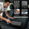 imageCar Duster Interior by TAKAVU 360 Microfiber Fingers Unbreakable Comfort Handle Lint and Scratch Free Include Microfiber Towel for Car ampamp Home Use The Best Auto Accessories GrayMicrofiber Chenille with Towel
