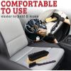 imageLeather ampamp Textile Shine Brush by TAKAVU Durable Soft Nylon Bristles Included Detailing Cleaning Brush Unique Concave Design Wood Handle for Car Interior Seat Carpet Upholstery Couch Boots ShoesNylon Bristle