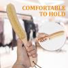 imageLint Brush for Clothes with 100 Soft Horse Hair Bristle Large Beech Wood Handle Lint Remover for Hat Pet Hair Suits Cashmere Wool Velvet Suede ShoeWhite Boar Bristle