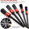 imageTAKAVU Complete Car Detailing Kit 12pc  Detail Brushes Wire Brushes Vent Duster ampamp Microfiber Towel for Wheels Interior Exterior Engine Bay ampamp Motorcycle CleaningComplete Car Wheel Detailing Kit