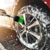 imageTAKAVU Master Wheel ampamp Tire Brush Easy Reach Wheel and Rim Detailing Brush Long Soft Bristle Car Tire Brush Wheel Scrub Brush Multipurpose use for Wheels Rims Exhaust Tips Motorcycles BlueGreen  Black
