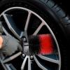 imageTAKAVU Master Wheel ampamp Tire Brush Easy Reach Wheel and Rim Detailing Brush Long Soft Bristle Car Tire Brush Wheel Scrub Brush Multipurpose use for Wheels Rims Exhaust Tips Motorcycles BlueRed  Big Brush