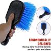 imageTAKAVU Wheel Tire Brush  Soft Bristle with Short Handle Included Detailing Brush  Car Cleaning Kit for Rims Tires Interior Vents Emblems  Scratch SafeBlue  Stiff Bristle