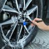 imageTAKAVU Wheel Tire Brush  Soft Bristle with Short Handle Included Detailing Brush  Car Cleaning Kit for Rims Tires Interior Vents Emblems  Scratch SafeBlue  Stiff Bristle