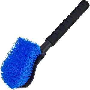 imageTAKAVU 175quot Long Handle Wheel Tire Body Brush  Gentle Car Wash Brush for Safe Tire Sidewall ampamp Wheel Cleaning  ScratchFree Automotive Tool Blue  Stiff BristleBlue  Stiff Bristle