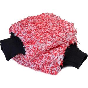 imageTAKAVU New Car Wash Mitt 2 Pack Premium Cyclone Microfiber Washing Gloves Holds Tons of Sudsy Water for Effective Washing Machine Washable Lint Free Scratch Free Green ampamp WhiteWhite Red